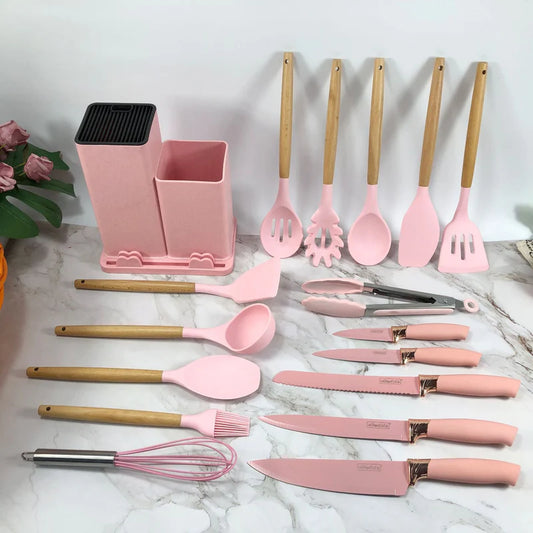 19PCS Kitchen Set | طقم أدوات المطبخ المتكامل 19 قطعة ✨🏠
