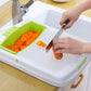 Kitchen Drain Cutting Board | لوح التقطيع والتصريف الذكي للمطبخ 🏠✨