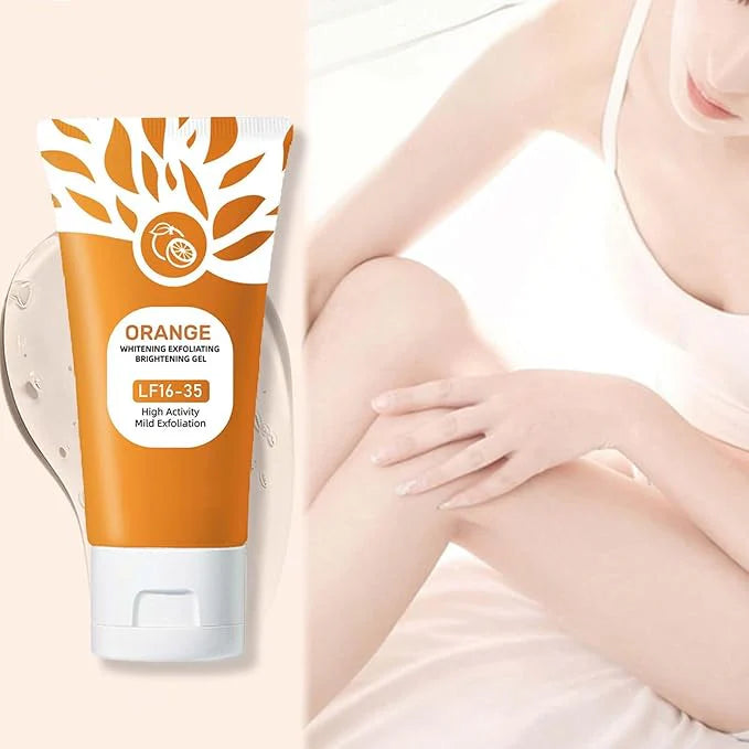Orange Brightening Exfoliating Gel | جل البرتقال لتقشير البشرة وإشراقتها 🍊🌿